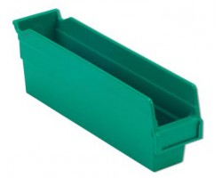 LEWISBins SB122-4 Hopper Front Plastic Shelf Bins - 12 Per Carton