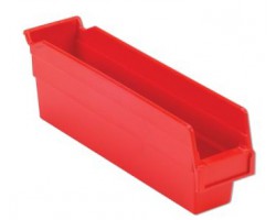 LEWISBins SB122-4 Hopper Front Plastic Shelf Bins - 12 Per Carton