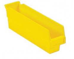 LEWISBins SB122-4 Hopper Front Plastic Shelf Bins - 12 Per Carton