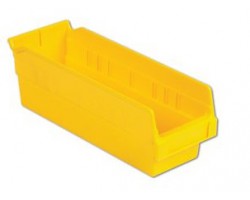 LEWISBins SB124-4 Hopper Front Plastic Shelf Bins - 12 per Carton