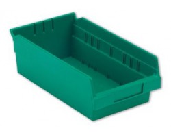 LEWISBins SB126-4 Hopper Front Plastic Shelf Bins- 12 per Carton