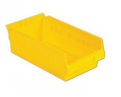 LEWISBins SB126-4 Hopper Front Plastic Shelf Bins- 12 per Carton