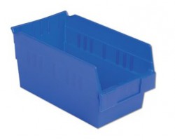 LEWISBins SB126-6 Hopper Front Plastic Shelf Bins - 8 per Carton