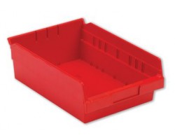 LEWISBins SB128-4 Hopper Front Plastic Shelf Bins - 12 per Carton