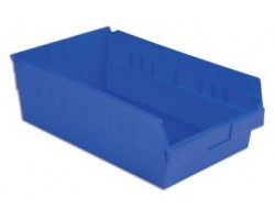 LEWISBins SB1811-6 Hopper Front Plastic Shelf Bins - 8 per Carton