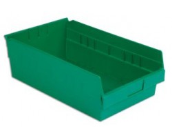 LEWISBins SB1811-6 Hopper Front Plastic Shelf Bins - 8 per Carton