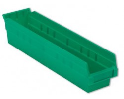 LEWISBins SB184-4 Hopper Front Plastic Shelf Bins - 12 per Carton