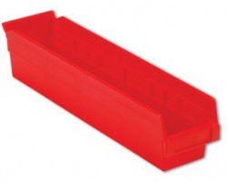 LEWISBins SB184-4 Hopper Front Plastic Shelf Bins - 12 per Carton