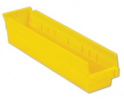 LEWISBins SB184-4 Hopper Front Plastic Shelf Bins - 12 per Carton