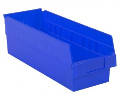 LEWISBins SB186-6 Hopper Front Plastic Shelf Bins - 8 per Carton