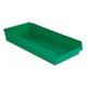 LEWISBins SB2411-4 Hopper Front Plastic Shelf Bins - 6 per Carton