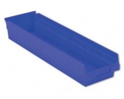 LEWISBins SB246-4 Hopper Front Plastic Shelf Bins - 6 per Carton