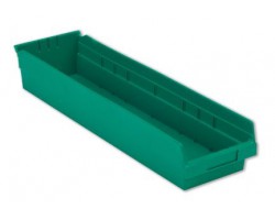 LEWISBins SB246-4 Hopper Front Plastic Shelf Bins - 6 per Carton