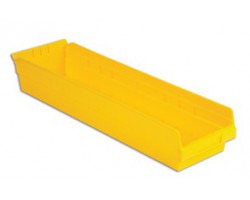 LEWISBins SB246-4 Hopper Front Plastic Shelf Bins - 6 per Carton