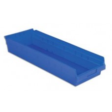 LEWISBins SB248-4 Hopper Front Plastic Shelf Bins - 6 per Carton LEWISBins SB248-4 Hopper Front Plastic Shelf Bins - 6 per Carton