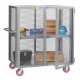 Little Giant Heavy Duty Steel Security Cart - SC-2448-6PY-1H