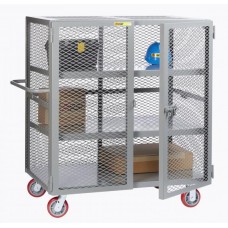 Little Giant Heavy Duty Steel Security Cart - SC2-2448-6PY-1H Little Giant Heavy Duty Steel Security Cart - SC2-2448-6PY-1H