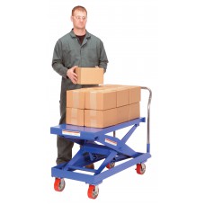 Vestil SCSC-500-2040 Auto-Hite Self-Leveling Lift Cart with 500 lb Capacity | 20-3/8" x 40-3/8" Platform Vestil SCSC-500-2040 Auto-Hite Self-Leveling Lift Cart with 500 lb Capacity | 20-3/8" x 40-3/8" Platform