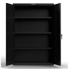 Strong Hold 46-243-P 18-Gauge Steel Storage Cabinet – Heavy-Duty Industrial Cabinet with 3 Shelves
