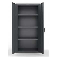 Strong Hold 36-243-P 18-Gauge Steel Storage Cabinet – Heavy-Duty Industrial Cabinet with 3 Shelves