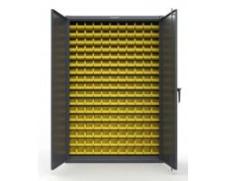 Strong Hold Slim Line Part Bin Storage Cabinet - 46-BSC-100