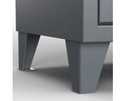 Strong Hold 56-244-6/5DB 6-Drawer Steel Storage Cabinet – Heavy-Duty Industrial Cabinet with Adjustable Shelves