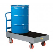 Little Giant Drum Spill Control Platform Cart - SSB-5125-6PYBK Little Giant Drum Spill Control Platform Cart - SSB-5125-6PYBK