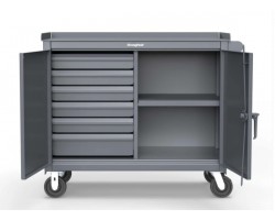 Strong Hold 4-TC-241-65/DB Tool Cart | 6 Modular Drawers | Heavy-Duty Mobile Storage