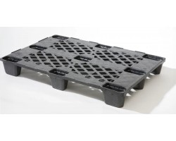 Triple Diamond TDP 3248 NOM Open Deck Plastic Pallet – 48x32 Nestable, ISPM 15 Compliant, Medium-Duty Export Pallet