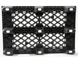 Triple Diamond TDP 3248 NOM Open Deck Plastic Pallet – 48x32 Nestable, ISPM 15 Compliant, Medium-Duty Export Pallet