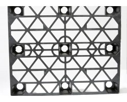 Triple Diamond TDP 4048 NOL Open Deck Nestable Plastic Pallet – 48x40