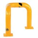 Vestil TEG-24-24-4 Triple Elbow Machine Guard, 24 Inch High, 4.5 Inch Steel Pipe, Safety Yellow