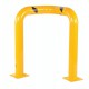 Vestil TEG-24-36-4 Triple Elbow Machine Guard, 36 Inch High, 4.5 Inch Steel Pipe, Safety Yellow