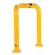 Vestil TEG-24-42-4 Triple Elbow Machine Guard, 42 Inch High, 4.5 Inch Steel Pipe, Safety Yellow