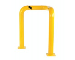 Vestil TEG-30-42-4 Triple Elbow Machine Guard, 42 Inch High, Safety Yellow Steel Corner Protection