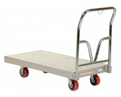 Vestil ASD-2448 Aluminum Deck Platform Truck - 3600 lb Capacity, 24 x 48 Deck