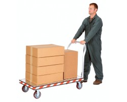 Vestil Aluminum Treadplate Platform Truck – Model ATP-C-2448 