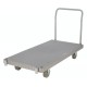 Vestil PPT-2-41 Heavy Duty Plastic Platform Truck with 2,000 lb Capacity | 30 x 60 Deck