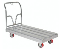 Vestil SDD-3672 Aluminum Channel Platform Truck with 3,600 lb Capacity | 36 x 72 Deck
