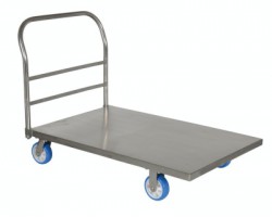 Vestil SSPT-2436 Stainless Steel Platform Truck, 24 x 36 Deck, 2,000 lb Capacity