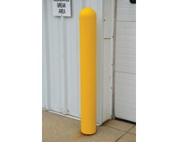 Vestil BPC-24-5.5 Safety Yellow, Plastic Bollard Cover, Fits 24 Inch Bollards