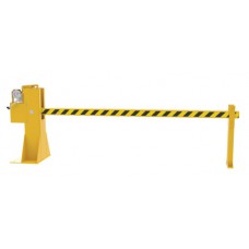 Vestil DJG-100MW Dock Barricade Gate with Manual Hand Crank Winch Loading Dock Safety Barrier | 8 ft Door Vestil DJG-100MW Dock Barricade Gate with Manual Hand Crank Winch Loading Dock Safety Barrier | 8 ft Door