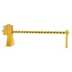 Vestil DJG-100MW Dock Barricade Gate with Manual Hand Crank Winch Loading Dock Safety Barrier | 8 ft Door