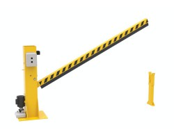 Vestil Dock Barricade Gate, Electric Hydraulic Loading Dock Safety Barrier | DJG-100