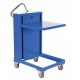 Vestil ETS-230 Self-Elevating Spring Table Cart with 230 lb Capacity | 20" x 20" Platform