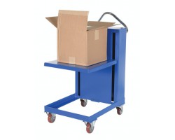 Vestil ETS-1120-24 Self-Elevating Spring Table Cart with 1,120 lb Capacity | 24" x 24" Platform