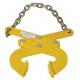 Vestil PAL-LP Low Profile Double Scissor Pallet Puller with 5,000 lb Pulling Capacity