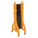 Vestil PEXGATE-30-C Plastic Expand-A-Gate with Casters | 122 in Expandable Safety Barrier | 40-3/4 in High