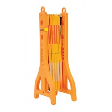 Vestil PEXGATE-30 Plastic Expand-A-Gate | 122 in Expandable Safety Barrier | 38 in High