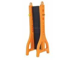 Vestil PEXGATE-30 Plastic Expand-A-Gate | 122 in Expandable Safety Barrier | 38 in High